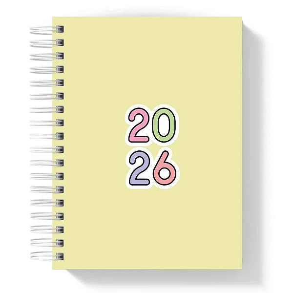 Agenda: 2026 Amarelo - Coleção Color Me