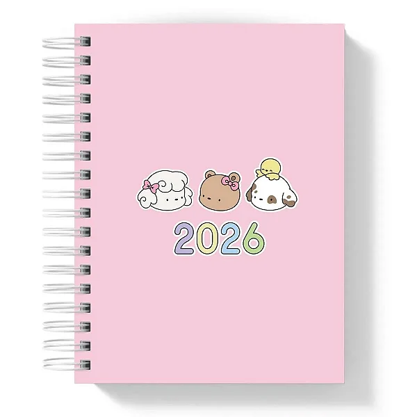 Agenda: 2026 Rosa II - Coleção Color Me