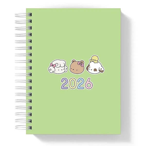 Agenda: 2026 Verde II - Coleção Color Me
