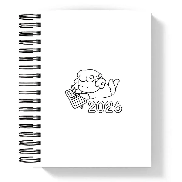 Agenda: Doguinha P&B II - Coleção Color Me