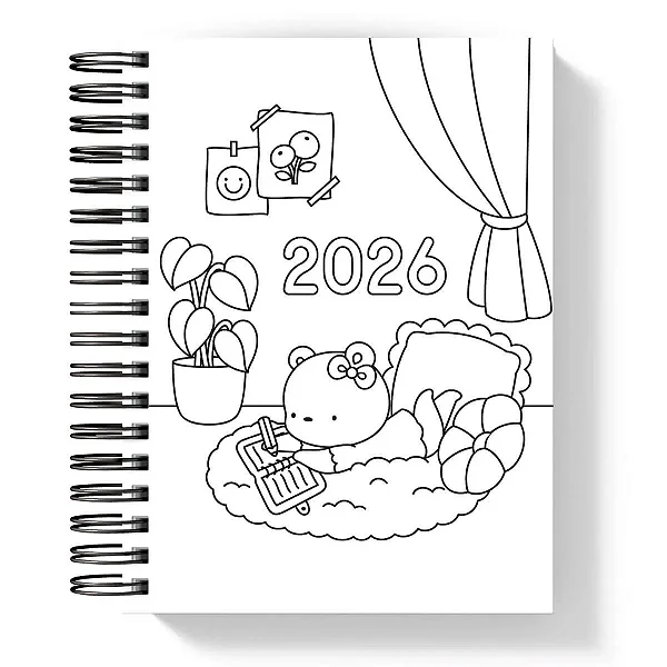 Agenda: Ursinha P&B II - Coleção Color Me