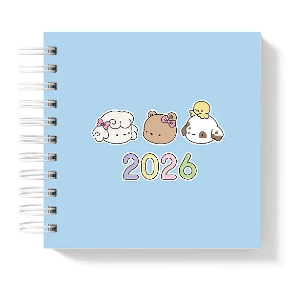 Mini Agenda: 2026 Azul II - Coleção Color Me