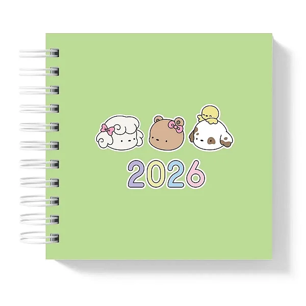 Mini Agenda: 2026 Verde II - Coleção Color Me