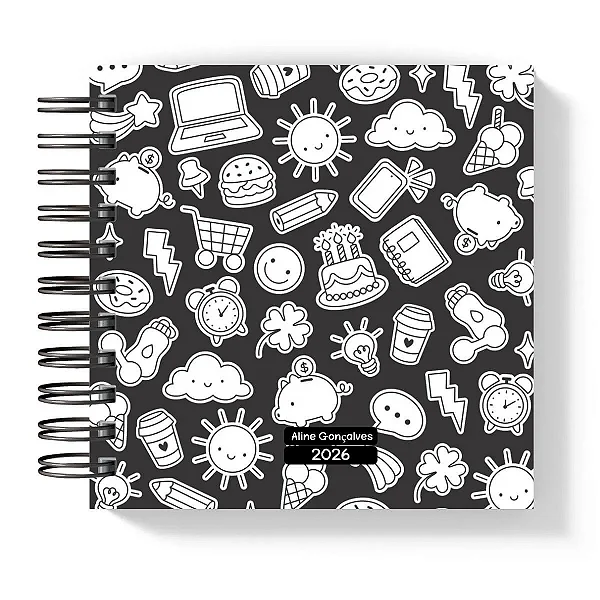 Mini Agenda: Black - Coleção Color Me