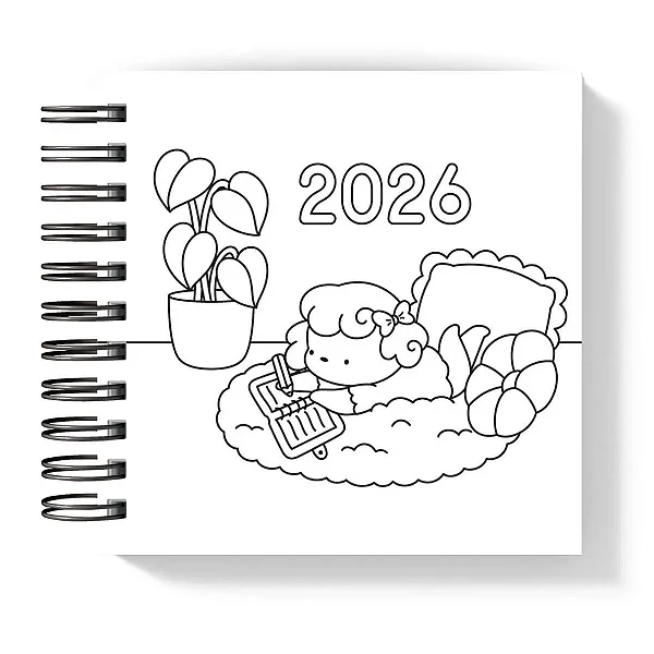 Mini Agenda: Doguinha P&B I - Coleção Color Me