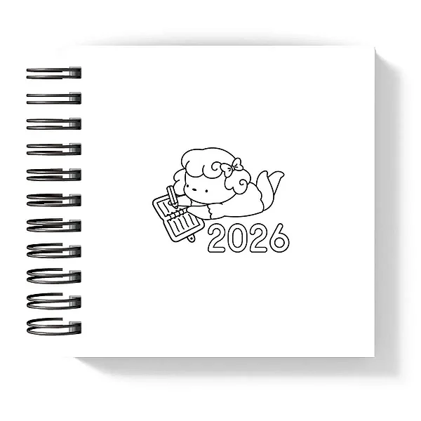 Mini Agenda: Doguinha P&B II - Coleção Color Me