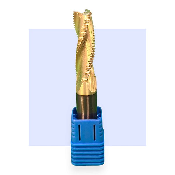 FRESA 16 MM X 50 3 CORTES ESPIRAL UP CUT SERRILHADA - MADEIRA - YIEX