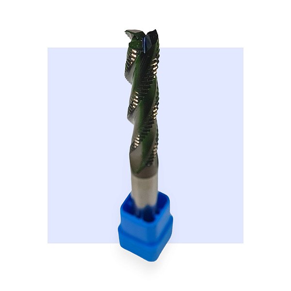 FRESA 10 MM 3 CORTES ESPIRAL UP CUT SERRILHADA - MADEIRA - YIEX
