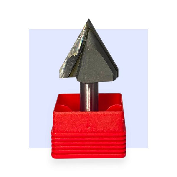 Fresa V-Bit 60° (ângulo de 30°) – Diâmetro 40 mm
