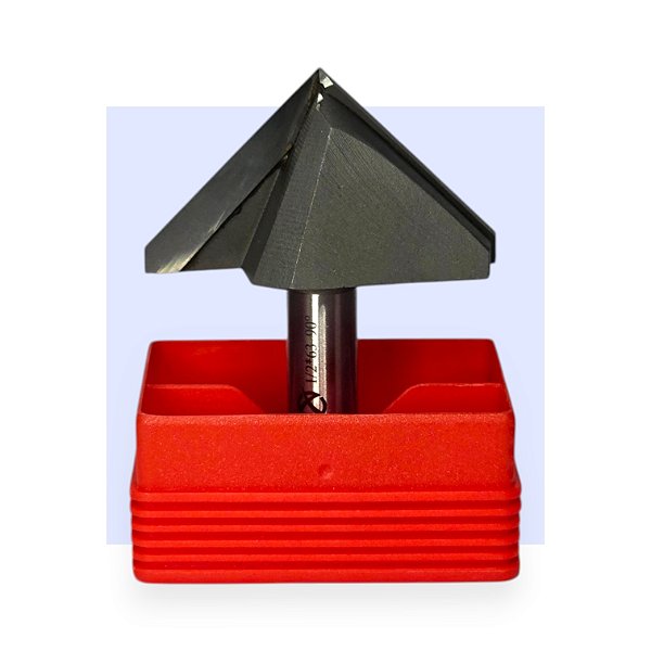 Fresa V-Bit 90° (ângulo de 45°) – Diâmetro 63 mm
