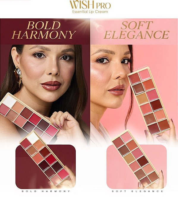 (6 unidades) MICHELLY PALMA - WISHPRO - Essential LIP CREAM - LANÇAMENTO