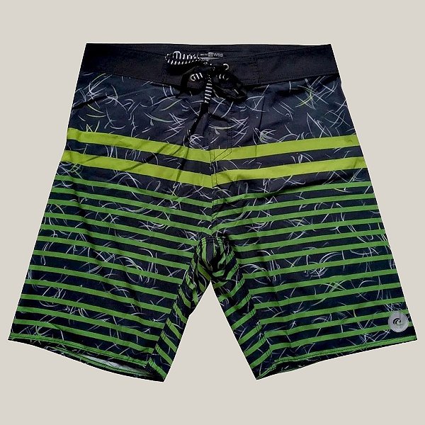 Boardshort Elastano Premium WSS Brasil Green Belt