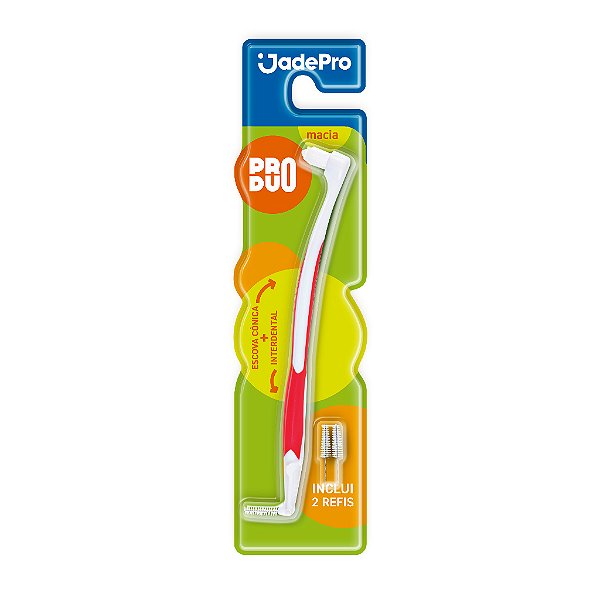 Escova de Dente Interdental JADEPRO + 2 Refis (escova cônica)