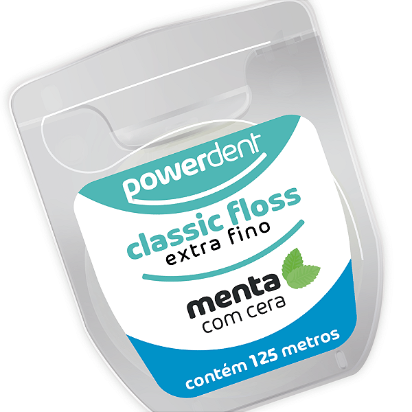 Fio Dental Extra Fino ClassicFloss 125 metros - Powerdent