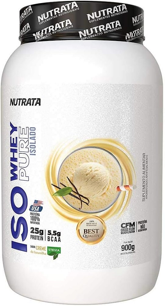 WHEY ISOLADO 900G NUTRATA