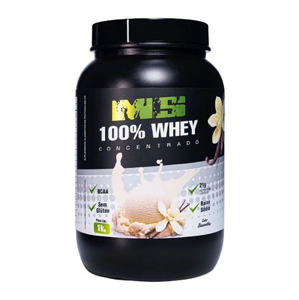 WHEY 100% CONCENTRADO MS 1KG