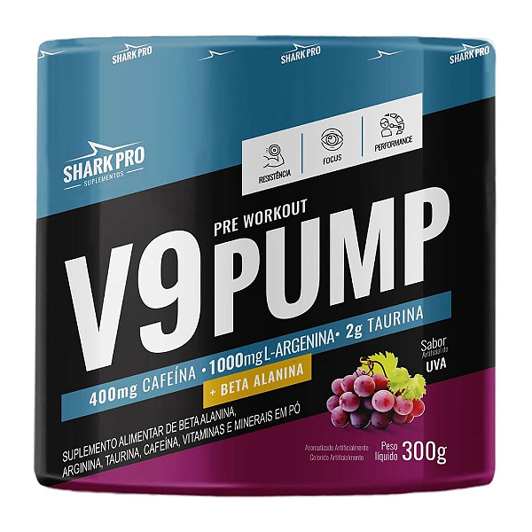 V9 PUMP PRE TREINO SHARK 300G