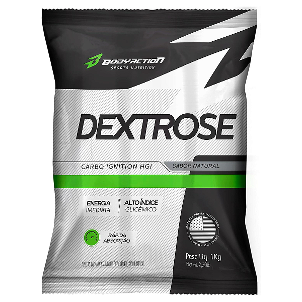 DEXTROSE 1kg SABOR NATURAL BODYACTION