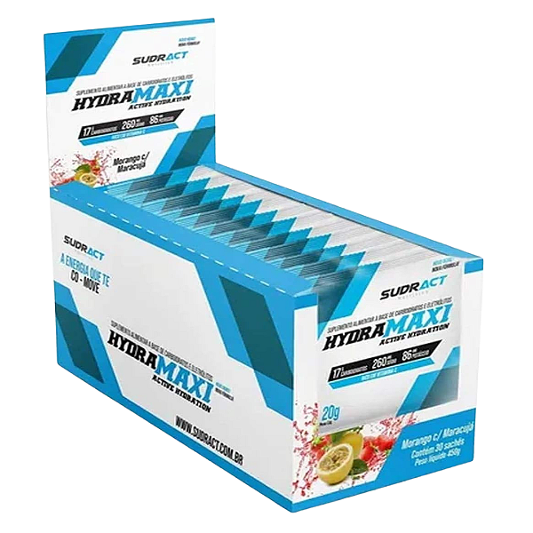 HYDRAMAXY ISOTONICO EM PÓ - 20g (Dose Única)