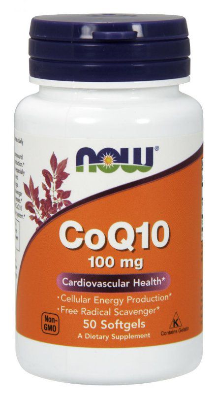 Coenzima Q-10 (Coq10- 100Mg 50 Cápsulas) - Now Foods