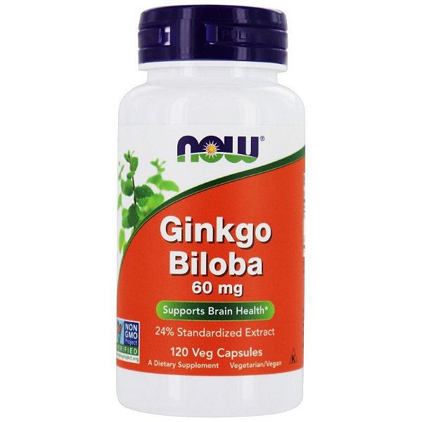 Ginkgo Biloba 120 Capsulas 60Mg- Now Foods