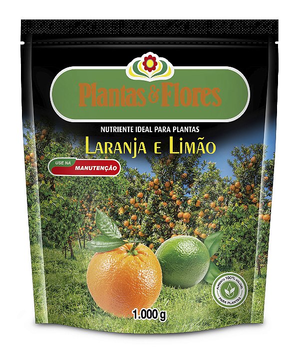 Plantas & Flores Laranja e Limão para Manutenção 1kg