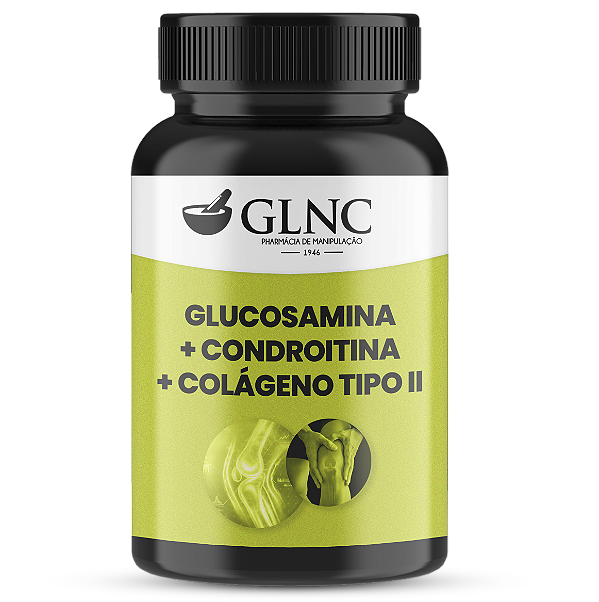 Glucosamina + Condroitina + Colágeno Tipo II