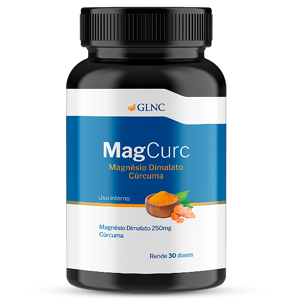 Mag Curc - Magnésio Dimalato 200mg + Cúrcuma