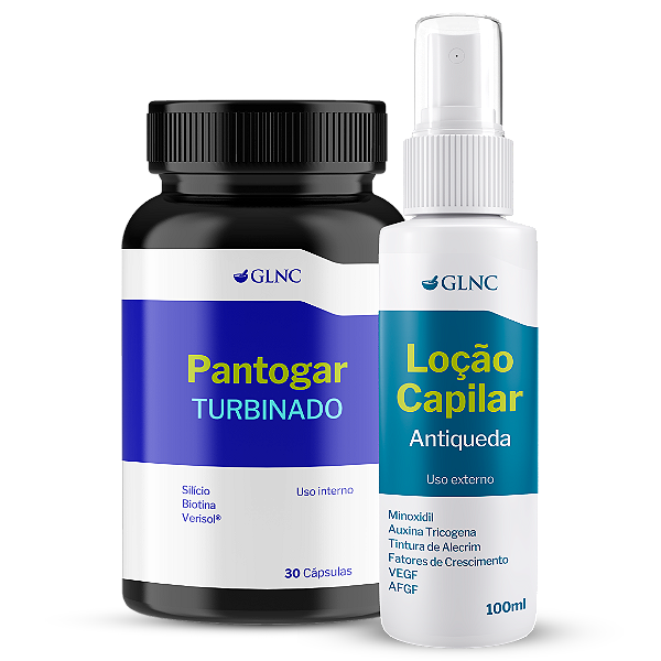 Combo Hair - Pantogar Turbinado + Loção Capilar