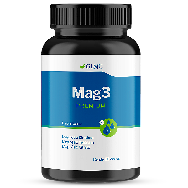 Mag 3 Premium (Magnésio: Dimalato, Treonato e Citrato)