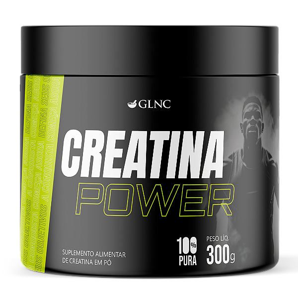 Creatina Power GLNC - Creatina Monohidratada 100% Pura - 300g