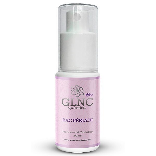 Frequencial Quântico Bliss - Bactéria III 30ml