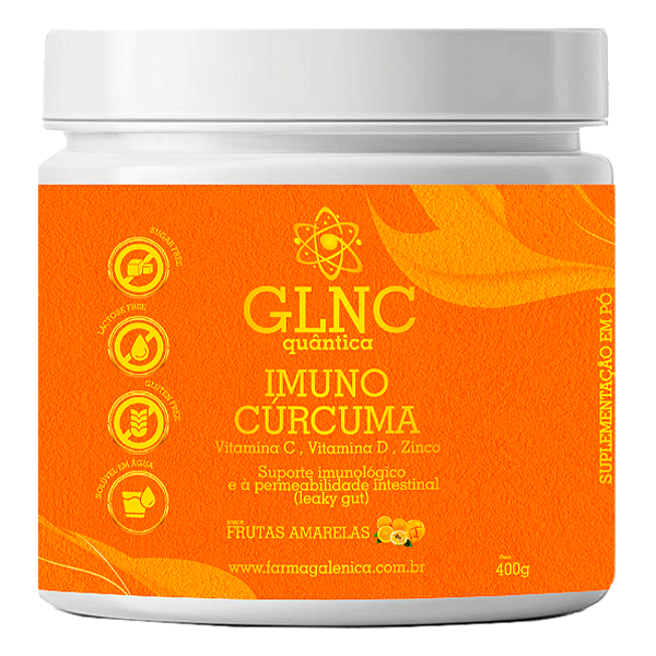 Imuno Cúrcuma 400g - Suplemento Quântico