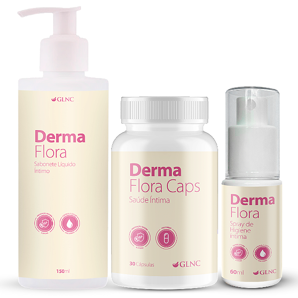 Kit Derma Flora – Cuidado Íntimo Completo para a Mulher