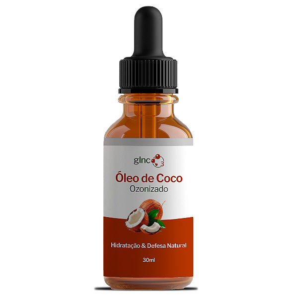 Óleo de Coco Ozonizado em Gotas - GLNC O³