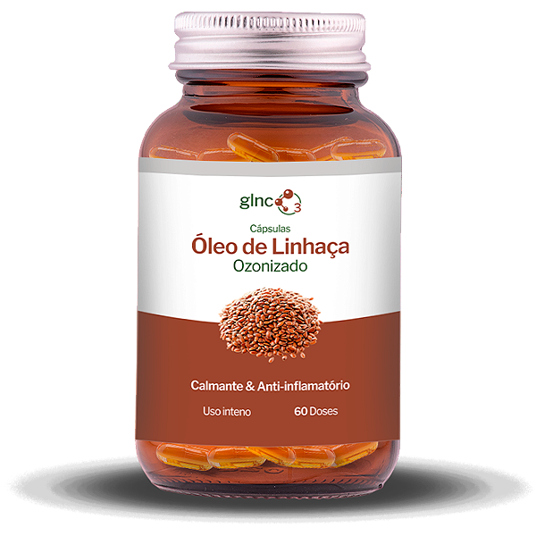 Óleo de Linhaça Ozonizado em Cápsulas GLNC O³