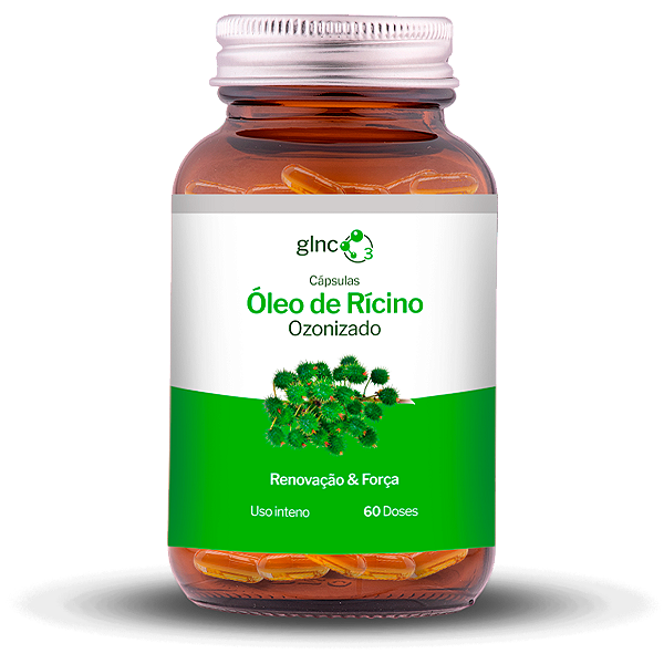 Óleo de Rícino Ozonizado em Cápsulas GLNC O³