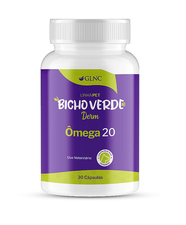 Ômega 20 Pet - 30 cápsulas | Bicho Verde GLNC