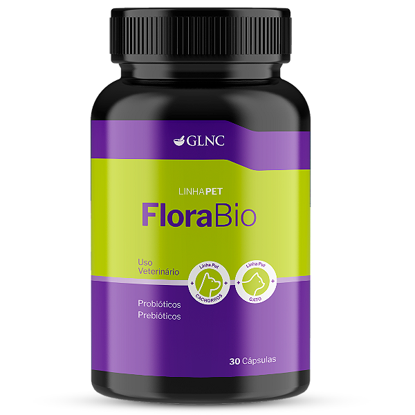 FloraBio – Prebióticos & Probióticos Pet - 60 Cápsulas | Bicho Verde GLNC