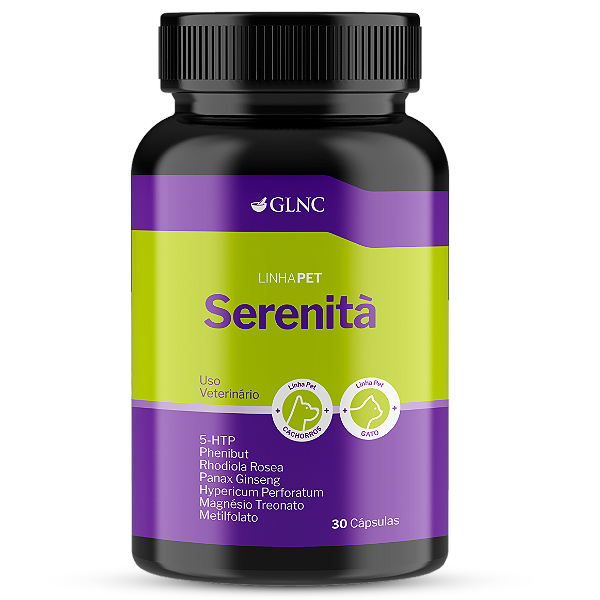 Serenitá Pet Pro 30 Cápsulas | Linha Pet Pro GLNC