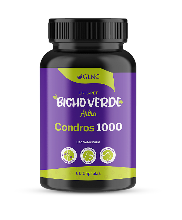 Condros 1000 - 60 Cápsulas | Linha Pet Bicho Verde
