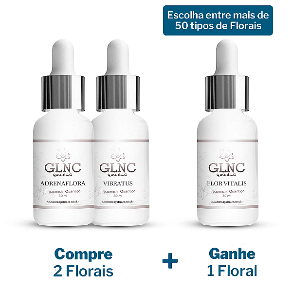 COMPRE 2 Florais Quânticos e GANHE 1