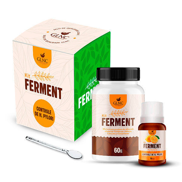 Kit Ferment H.PYLORI - Equilíbrio Gástrico Natural