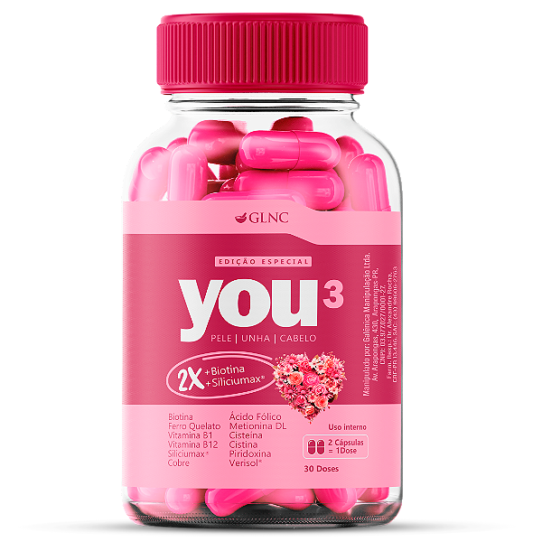 YOU3 Edição Especial 2X + Biotina e Siliciumax®