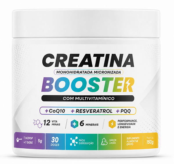 XU - CREATINA BOOSTER COM MULTIVITAMÍNICO 150 g