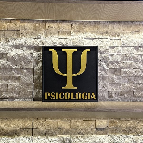 Quadro alto-relevo - Psicologia