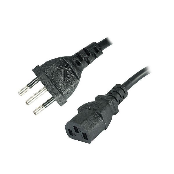 Cabo De Força Tripolar Para PC 1,2M