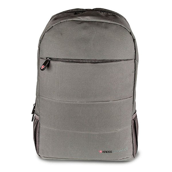 Mochila Casual Kross Elegance Cinza Para Notebook 15,6" - KE-BPL15