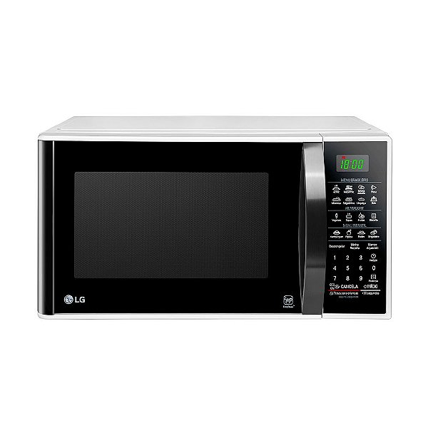 Microondas LG 30l Branco E Preto MS-3091BC - 110V