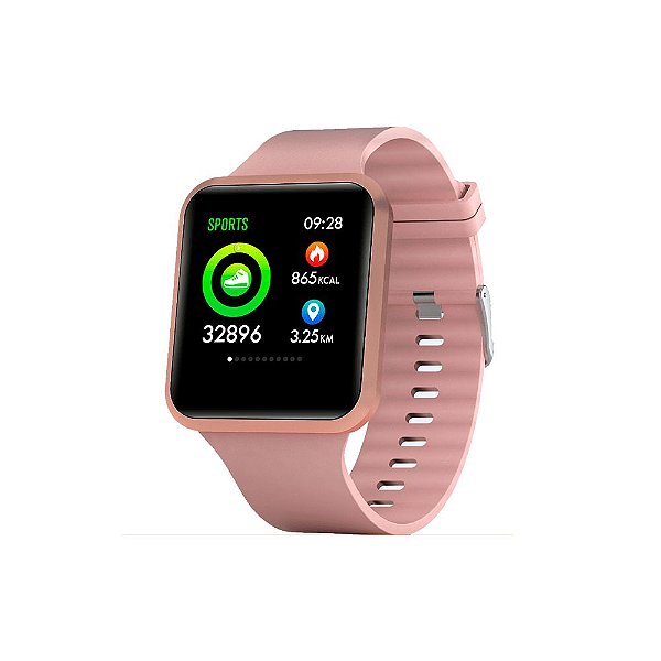 Smartwatch Relógio Inteligente Xtrax Rose